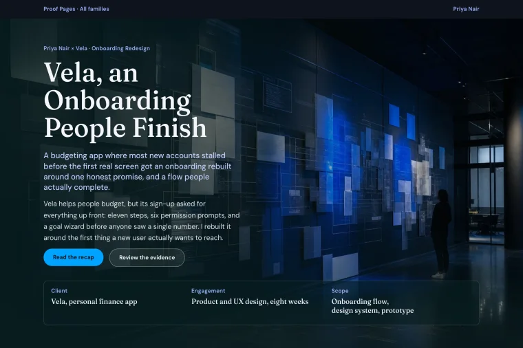 Long-Form Case Study layout preview