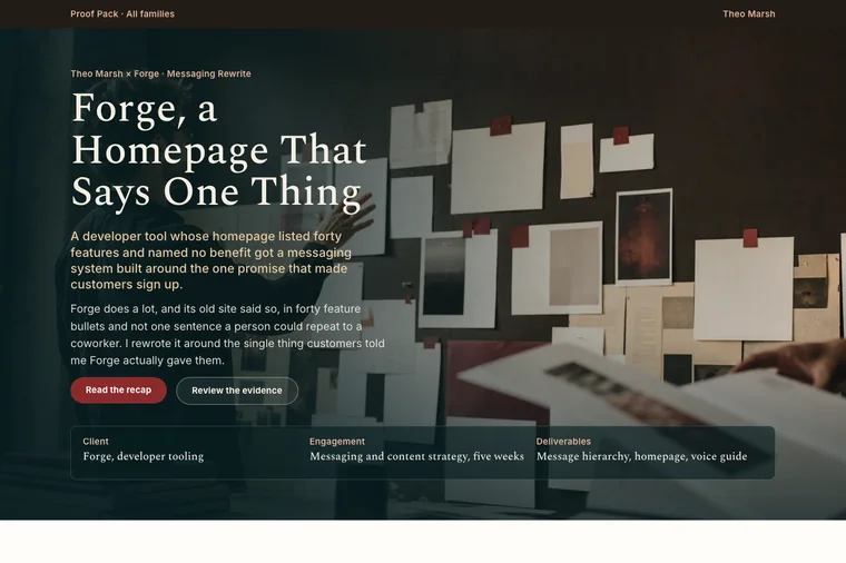 Long-Form Case Study layout preview