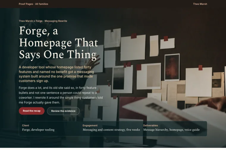 Long-Form Case Study layout preview