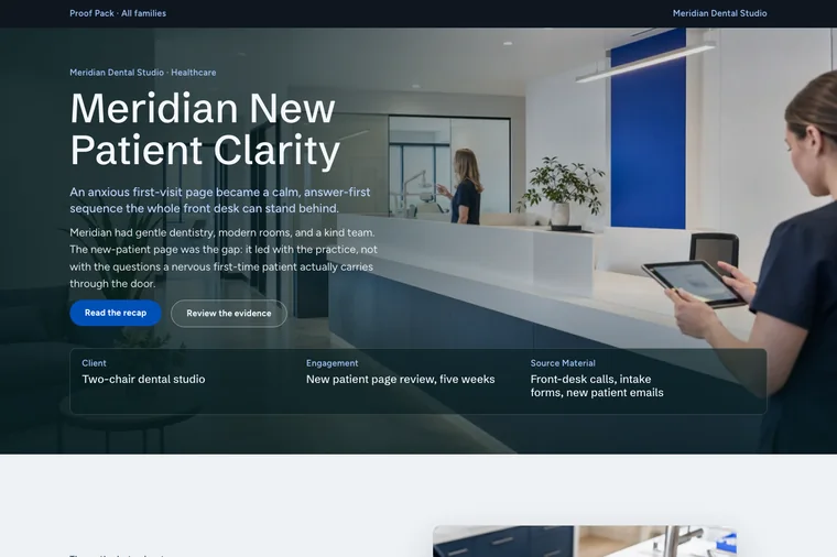 Long-Form Case Study layout preview