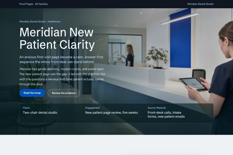 Long-Form Case Study layout preview