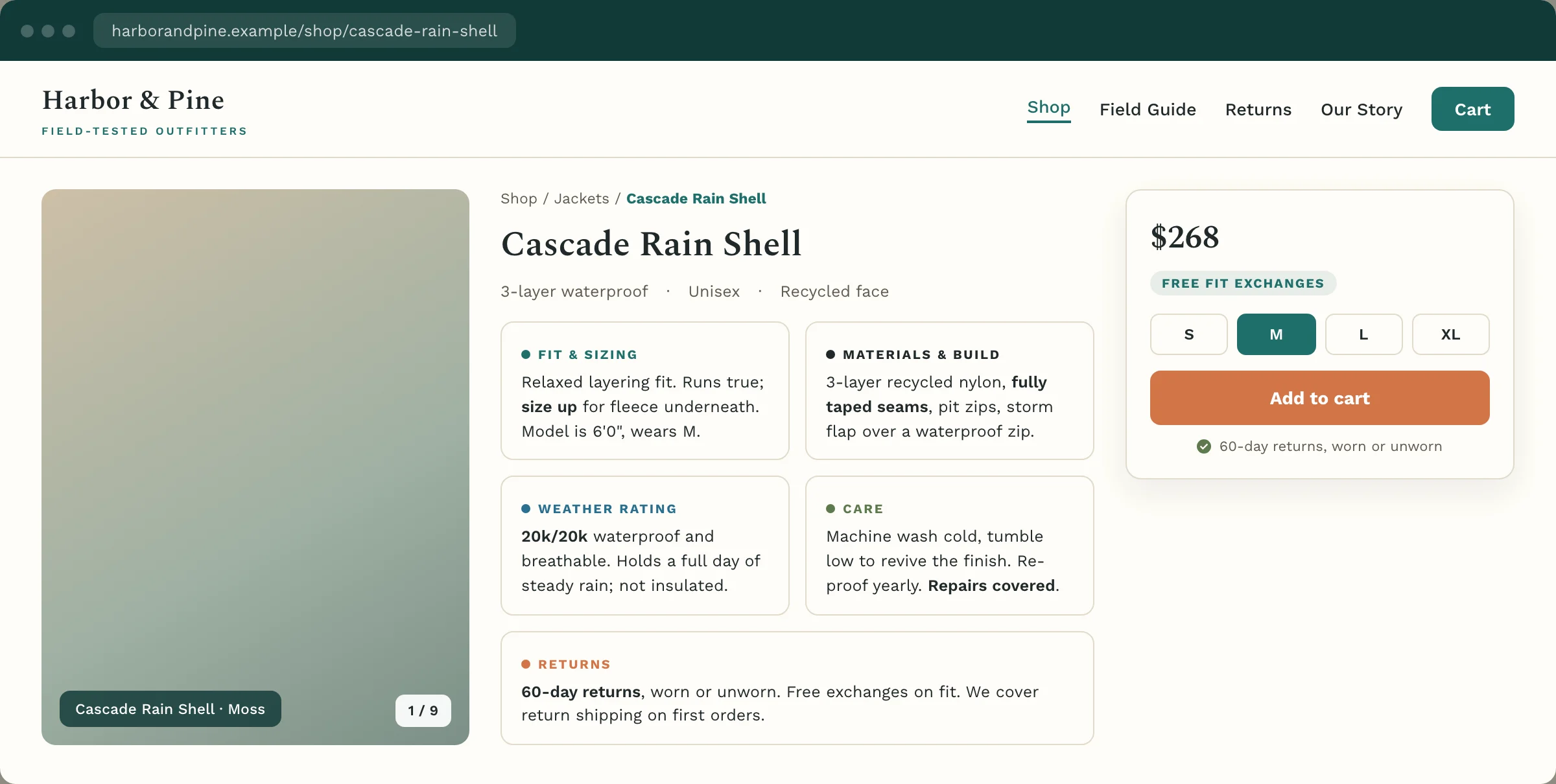 Bayline House booking page for the Garden King room with details grouped into room fit, stay experience, service details, and confidence notes beside the reservation panel