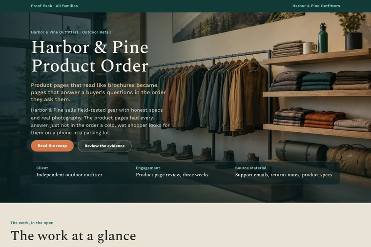Long-Form Case Study layout preview