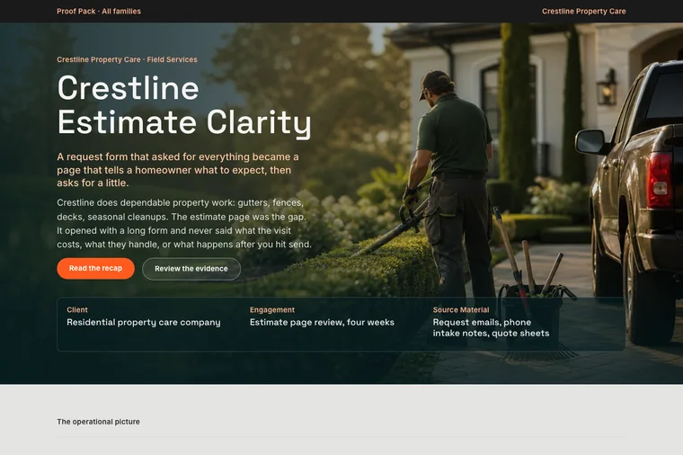 Long-Form Case Study layout preview