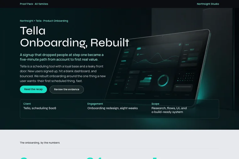 Long-Form Case Study layout preview
