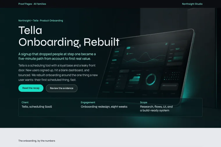 Long-Form Case Study layout preview