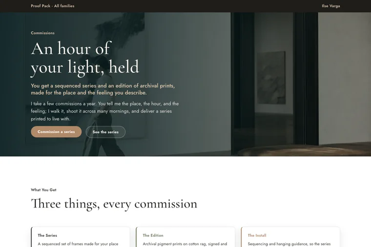 Consultation Close layout preview