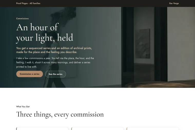 Consultation Close layout preview