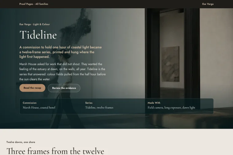 Long-Form Case Study layout preview