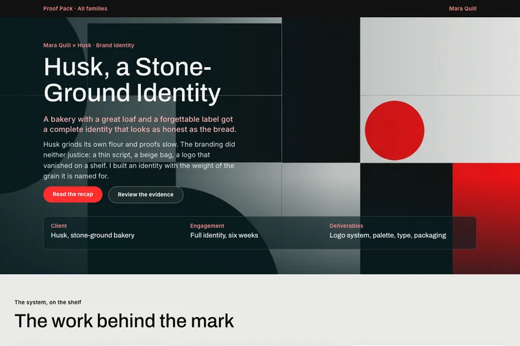 Long-Form Case Study layout preview