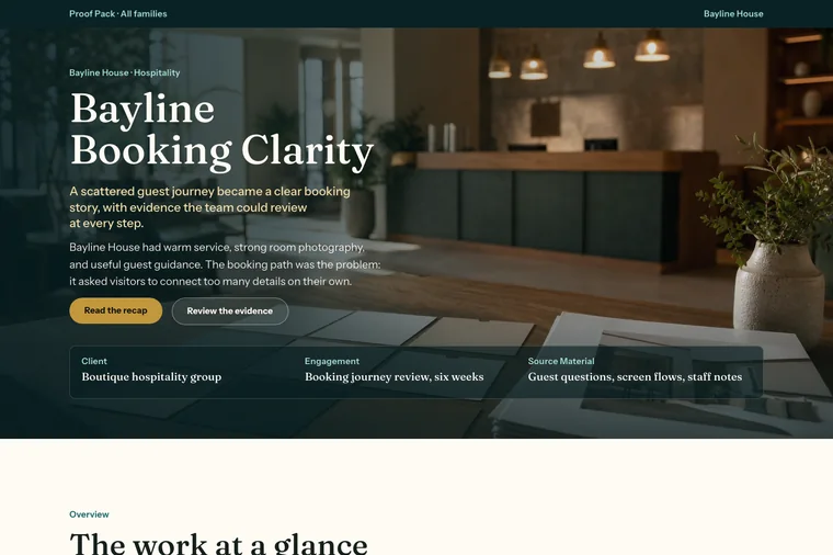 Long-Form Case Study layout preview